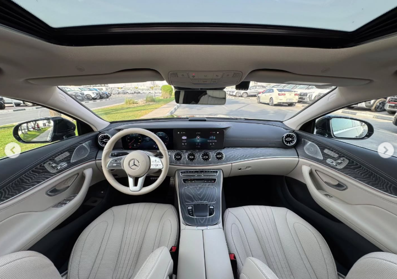 2021 Mercedes-Benz CLS 450 3.0-liter turbocharged inline-6 Engine Black Beige Luxury Sedan