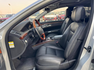 2012 Mercedes-Benz S 550 AMG 4.6-liter twin-turbo V8 Petrol Engine Silver Black Luxury Sedan