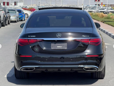 2021 Mercedes-Benz S 500 4MATIC 3.0-liter turbocharged inline-six Engine Black Luxury Sedan