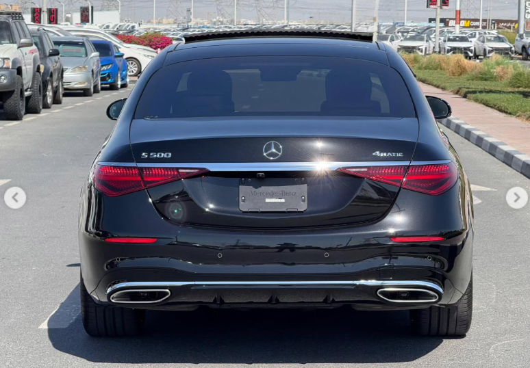 2021 Mercedes-Benz S 500 4MATIC 3.0-liter turbocharged inline-six Engine Black Luxury Sedan