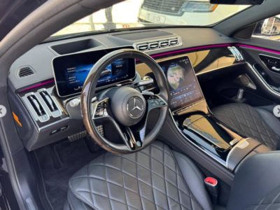 2021 Mercedes-Benz S 500 4MATIC 3.0-liter turbocharged inline-six Engine Black Luxury Sedan