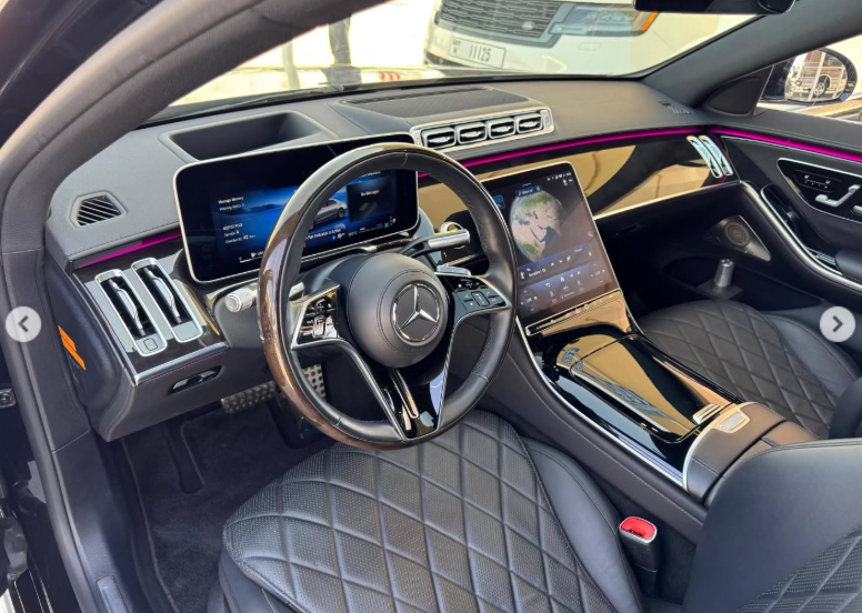 2021 Mercedes-Benz S 500 4MATIC 3.0-liter turbocharged inline-six Engine Black Luxury Sedan