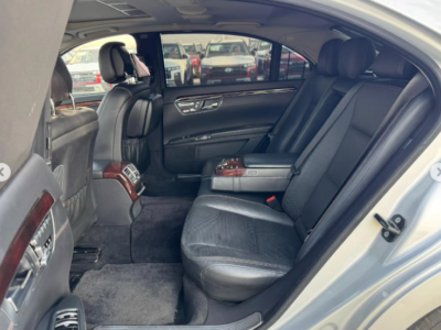 2012 Mercedes-Benz S 550 AMG 4.6-liter twin-turbo V8 Petrol Engine Silver Black Luxury Sedan