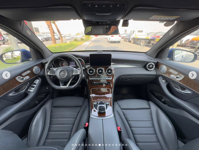 2017 Mercedes-Benz GLC350 2.0-liter turbocharged inline-4 Petrol Engine Blue Black SUV