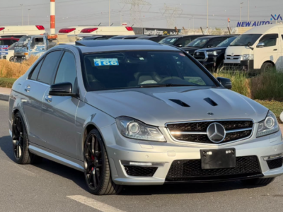 2014 Mercedes-Benz C 63 AMG Edition 507 6.2-liter V8 Petrol Engine Silver Black Sedan