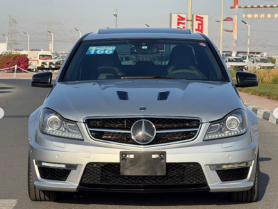 2014 Mercedes-Benz C 63 AMG Edition 507 6.2-liter V8 Petrol Engine Silver Black Sedan