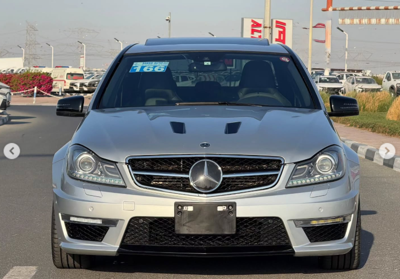 2014 Mercedes-Benz C 63 AMG Edition 507 6.2-liter V8 Petrol Engine Silver Black Sedan
