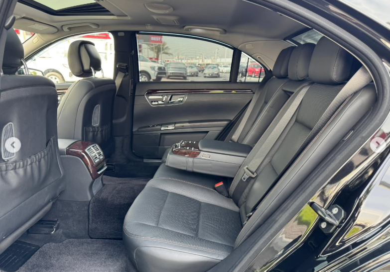 2012 Mercedes-Benz S550L AMG 4.6 Litres Twin-Turbo V8 Petrol Engine Black Sedan