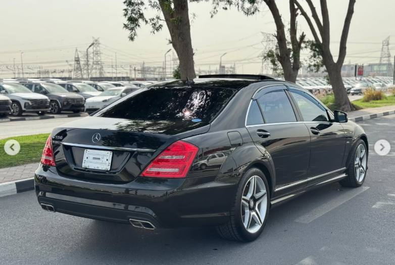 2012 Mercedes-Benz S550L AMG 4.6 Litres Twin-Turbo V8 Petrol Engine Black Sedan