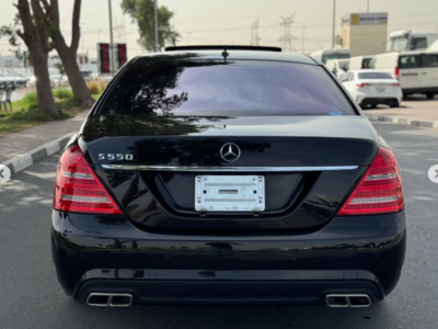 2012 Mercedes-Benz S550L AMG 4.6 Litres Twin-Turbo V8 Petrol Engine Black Sedan