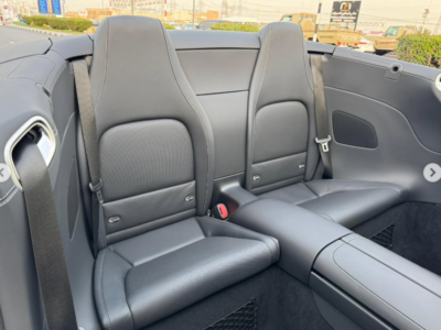 2023 Mercedes-AMG SL 43 2.0-liter turbocharged inline-four Engine Silver Black Convertible