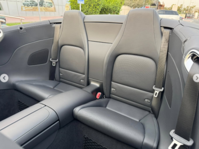 2023 Mercedes-AMG SL 43 2.0-liter turbocharged inline-four Engine Silver Black Convertible