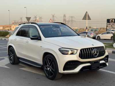 2020 Mercedes-Benz GLE 53 AMG 3.0-liter Inline-6 Cylinder Turbocharged Engine White Beige SUV