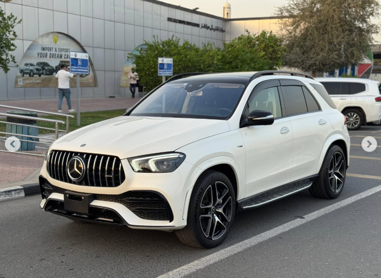 2020 Mercedes-Benz GLE 53 AMG 3.0-liter Inline-6 Cylinder Turbocharged Engine White Beige SUV