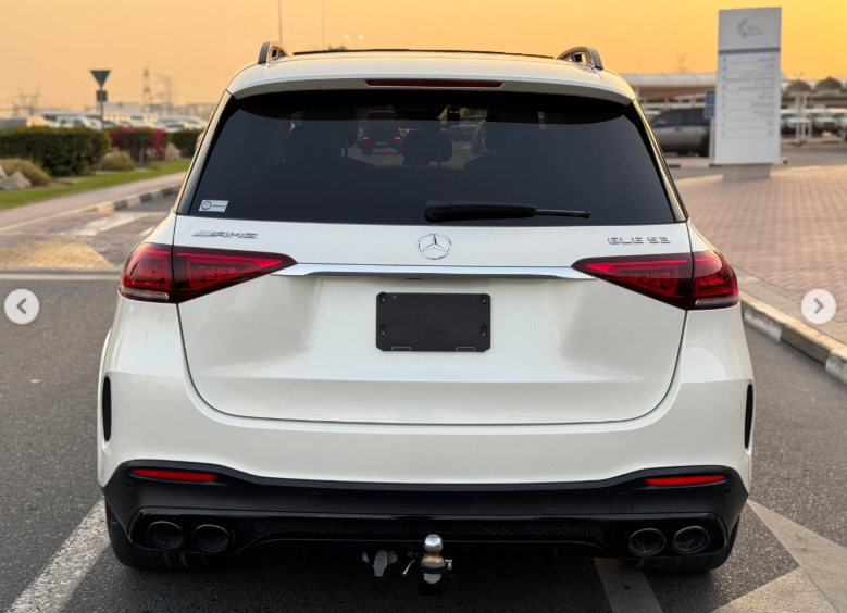 2020 Mercedes-Benz GLE 53 AMG 3.0-liter Inline-6 Cylinder Turbocharged Engine White Beige SUV