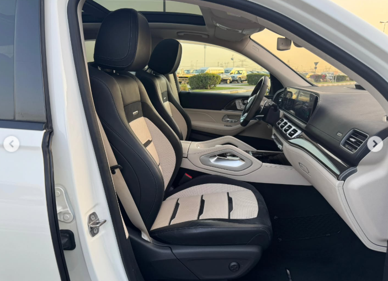 2020 Mercedes-Benz GLE 53 AMG 3.0-liter Inline-6 Cylinder Turbocharged Engine White Beige SUV