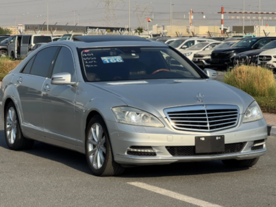 2012 Mercedes-Benz S550L AMG 4.6 Litres Twin-Turbo V8 Petrol Engine Silver Black Sedan