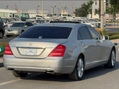 2012 Mercedes-Benz S550L AMG 4.6 Litres Twin-Turbo V8 Petrol Engine Silver Black Sedan