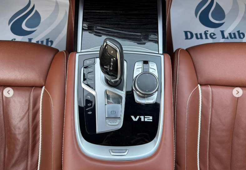 2017 BMW M760Li xDrive 6.6-liter TwinPower Turbo V12 Petrol Engine White Brown Luxury Sedan