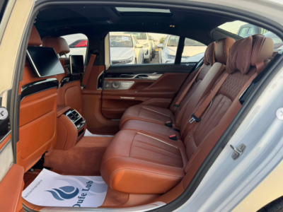2017 BMW M760Li xDrive 6.6-liter TwinPower Turbo V12 Petrol Engine White Brown Luxury Sedan
