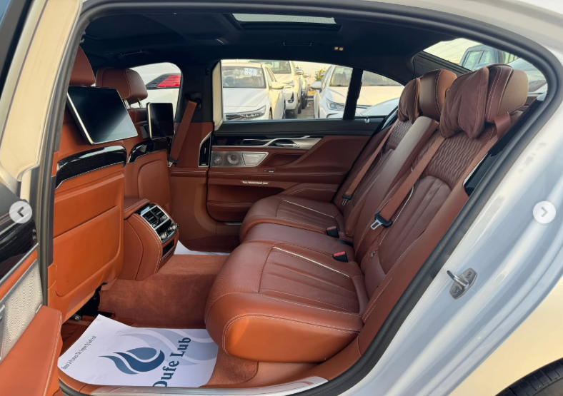 2017 BMW M760Li xDrive 6.6-liter TwinPower Turbo V12 Petrol Engine White Brown Luxury Sedan