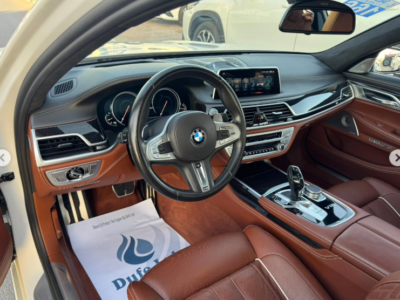 2017 BMW M760Li xDrive 6.6-liter TwinPower Turbo V12 Petrol Engine White Brown Luxury Sedan