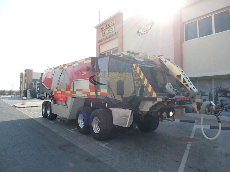 2015 Colet K40E Jaguar 8x6 Airport Fire Truck 6 Cylinders Diesel Cummins ISM 500 Engine Automatic