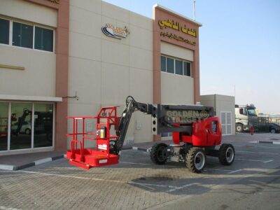 2024 Mantall HZ160JRT Articulated Boom Lift 4 Cylinder YANMAR Diesel Engine Automatic Red
