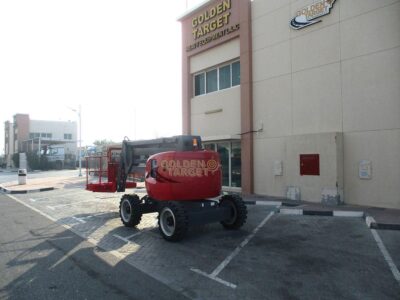 2024 Mantall HZ160JRT Articulated Boom Lift 4 Cylinder YANMAR Diesel Engine Automatic Red