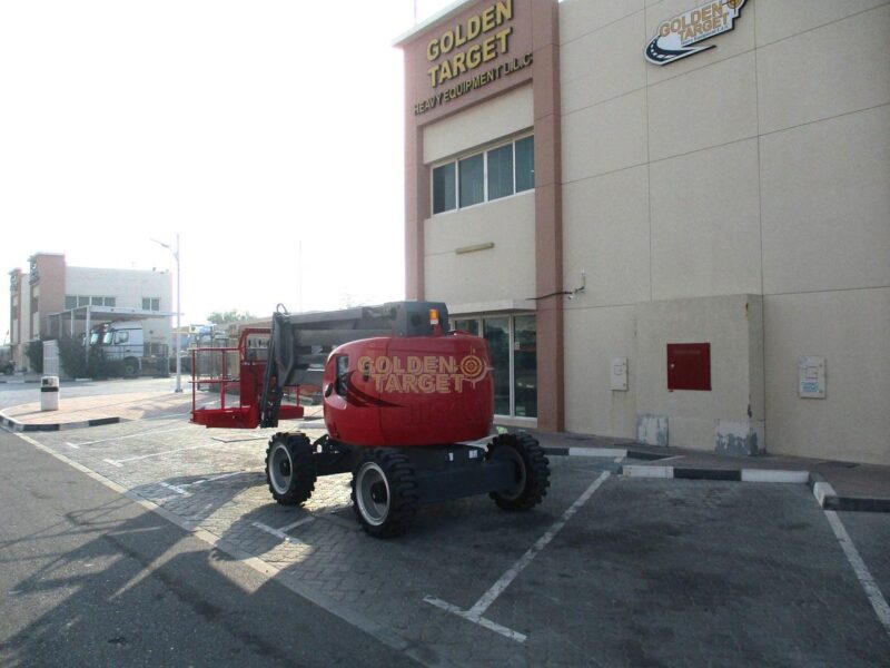 2024 Mantall HZ160JRT Articulated Boom Lift 4 Cylinder YANMAR Diesel Engine Automatic Red