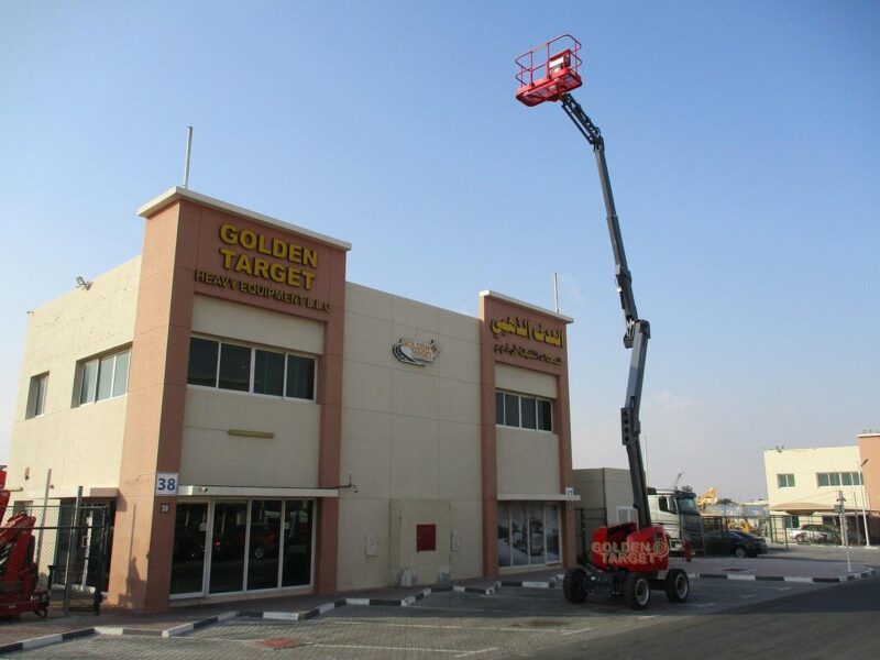 2024 Mantall HZ160JRT Articulated Boom Lift 4 Cylinder YANMAR Diesel Engine Automatic Red