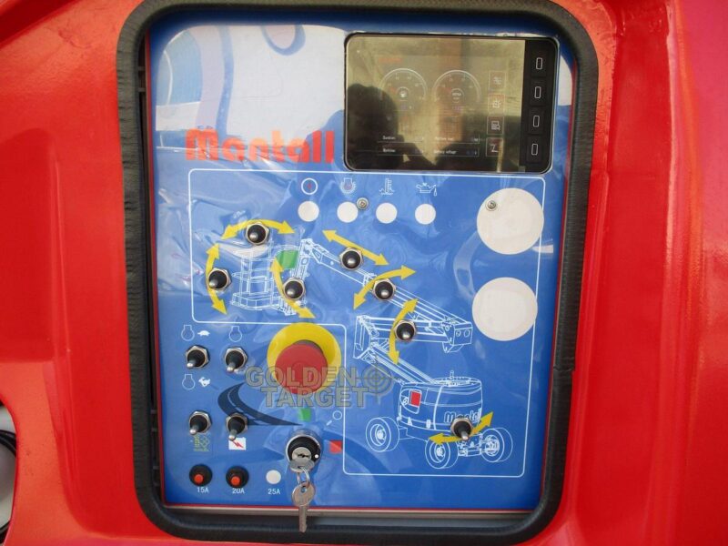 2024 Mantall HZ160JRT Articulated Boom Lift 4 Cylinder YANMAR Diesel Engine Automatic Red