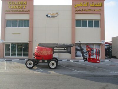 2024 Mantall HZ160JRT Articulated Boom Lift 4 Cylinder YANMAR Diesel Engine Automatic Red