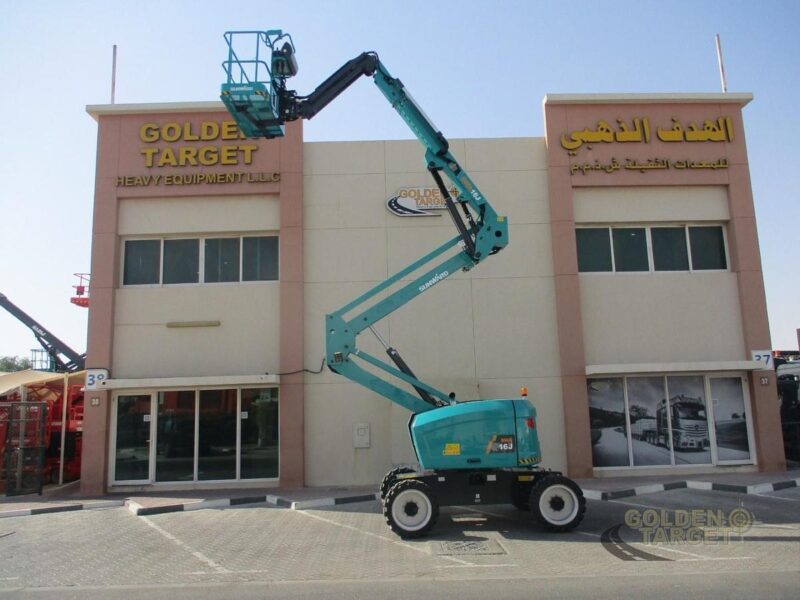 2025 SUNWARD SWA16J Articulated Boom Lift Kubota V2403 4-cylinder Diesel Engine Blue