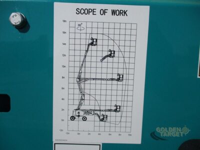 2025 SUNWARD SWA16J Articulated Boom Lift Kubota V2403 4-cylinder Diesel Engine Blue