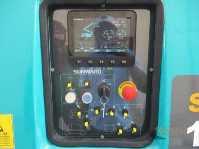 2025 SUNWARD SWA16J Articulated Boom Lift Kubota V2403 4-cylinder Diesel Engine Blue