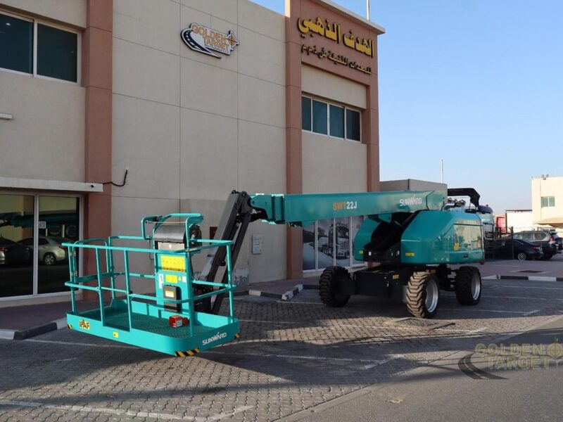 2026 SUNWARD SWT22J Telescopic Boom Lift Kubota V2403 4 Cylinders Diesel Engine Blue