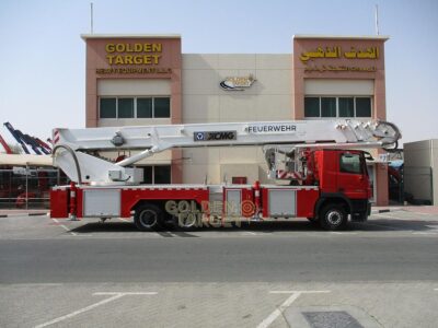 2012 Mercedes Actros 3332 6x4 Aerial Platform 6 Cylinder Diesel Engine Red 53 Meter