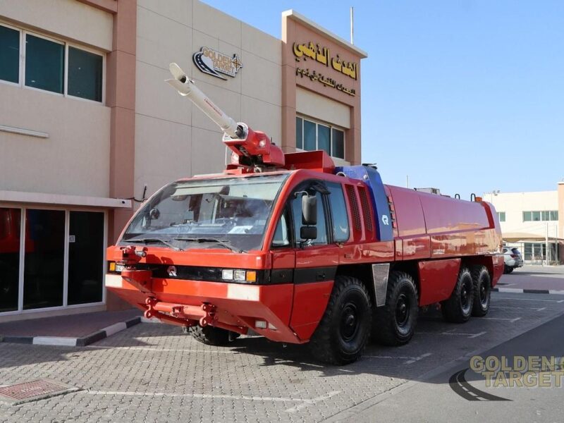 2003 MAN 36.1000VF 8x8 Rosenbauer Airport Fire Truck 12 Cylinder MAN Diesel Engine Red