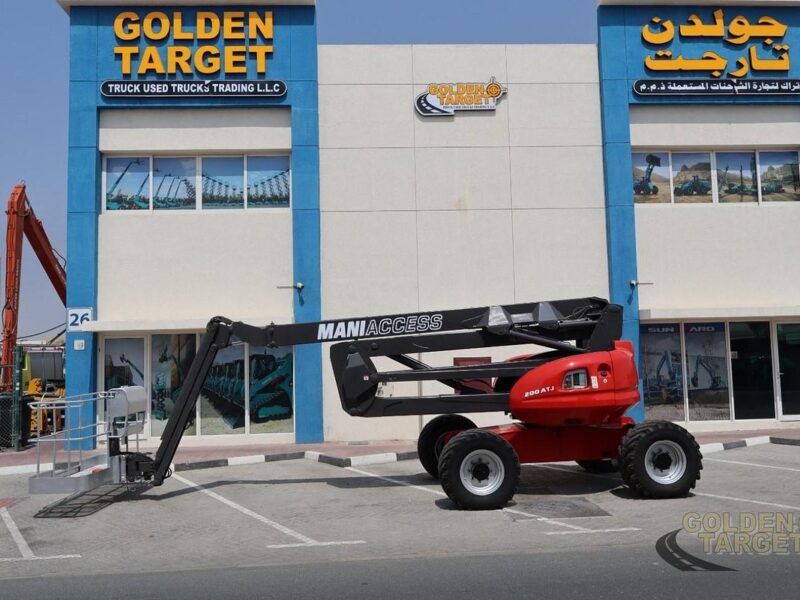 2009 MANITOU 200 ATJ 4×4 Articulated Boom Lift Kubota C24W 4 Cylinder Diesel Engine