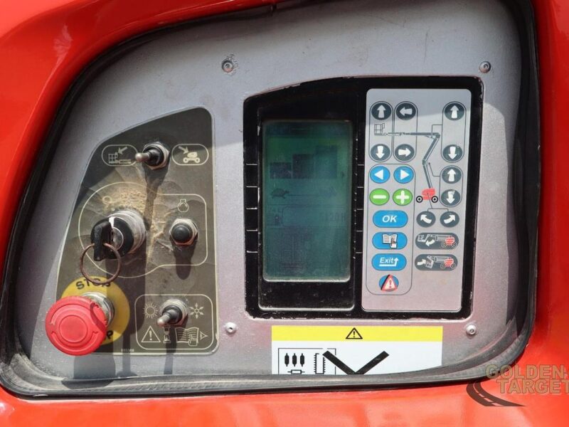 2009 MANITOU 200 ATJ 4×4 Articulated Boom Lift Kubota C24W 4 Cylinder Diesel Engine