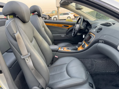 2005 Mercedes-Benz SL 350 3.7 Litres 6 Cylinders Petrol Engine Silver Grey Convertible