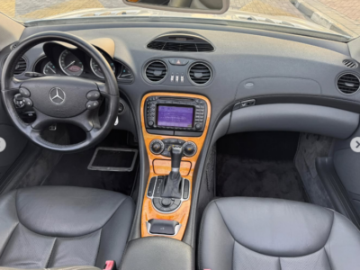 2005 Mercedes-Benz SL 350 3.7 Litres 6 Cylinders Petrol Engine Silver Grey Convertible