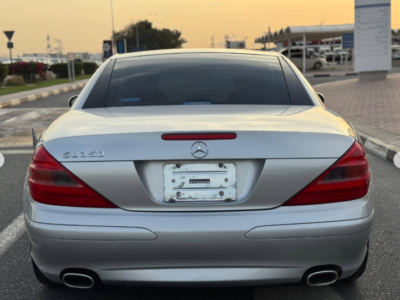 2005 Mercedes-Benz SL 350 3.7 Litres 6 Cylinders Petrol Engine Silver Grey Convertible