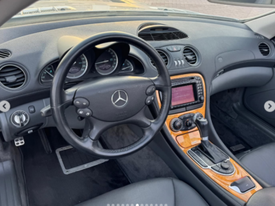 2005 Mercedes-Benz SL 350 3.7 Litres 6 Cylinders Petrol Engine Silver Grey Convertible