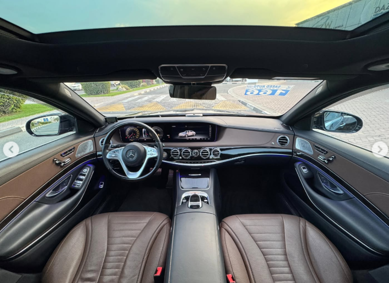 2018 Mercedes-Benz S 560 4.0-liter V8 BiTurbo Petrol Engine Black Brown SUV Excellent Condition