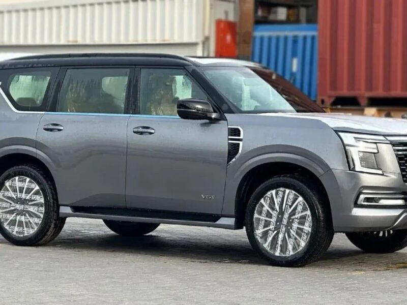 2026 Nissan Patrol LE Platinum 3.5 Liters Twin-Turbocharged V6 Petrol Engine Grey Tan SUV