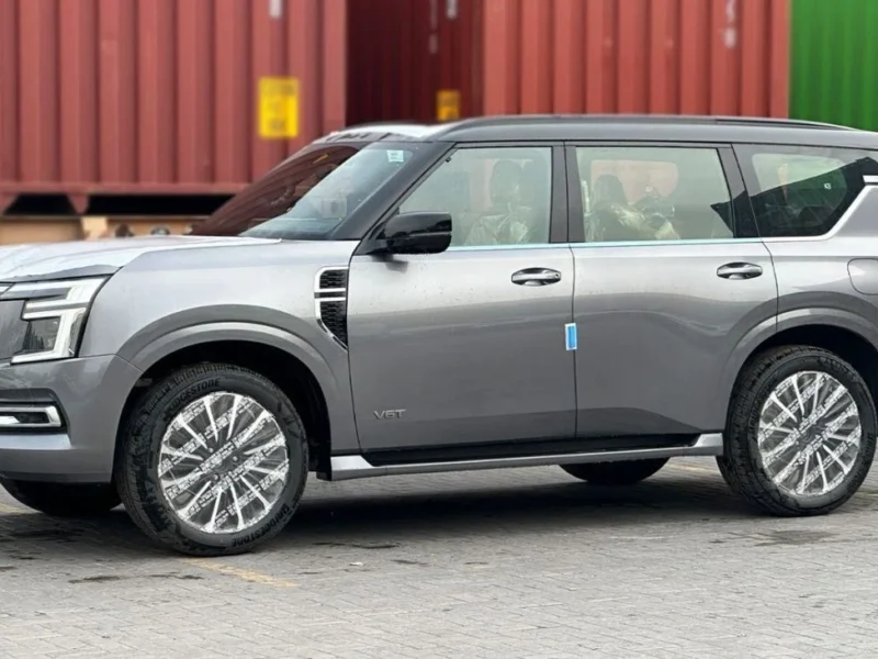 2026 Nissan Patrol LE Platinum 3.5 Liters Twin-Turbocharged V6 Petrol Engine Grey Tan SUV