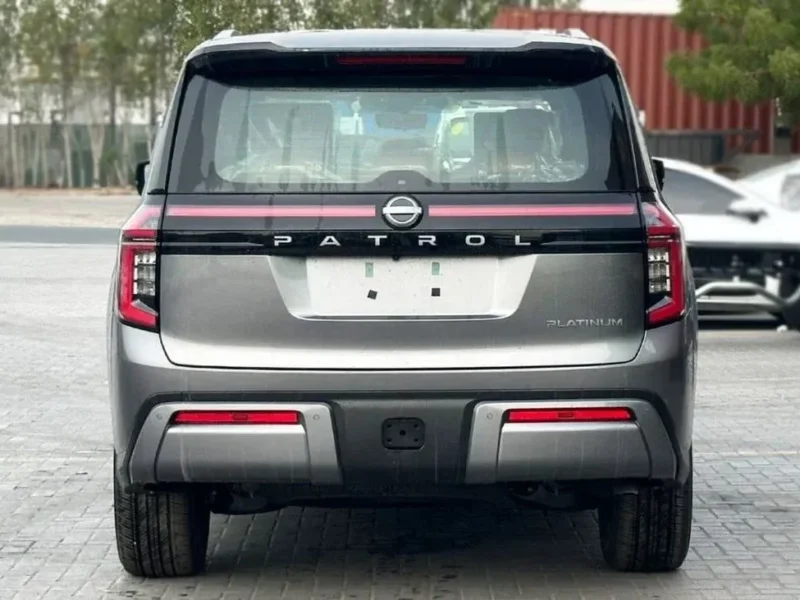 2026 Nissan Patrol LE Platinum 3.5 Liters Twin-Turbocharged V6 Petrol Engine Grey Tan SUV