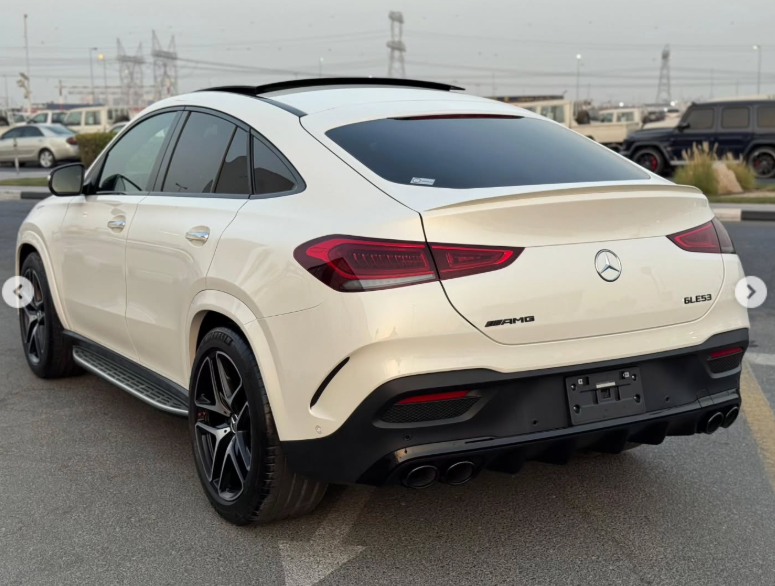 2020 Mercedes-AMG GLE 53 4MATIC+ Coupe 3.0 Litres Turbo L6 Engine White Black SUV